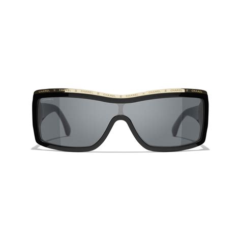 chanel gold shield sunglasses|chanel sunglasses sunglass hut.